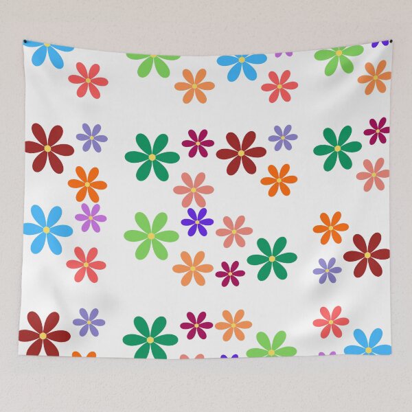 Item preview, SIMPLE DAIZY PATTERN COLORFUL FLOWERS, MINIMAL MULTIPACK FLOWERS designed and sold by chatzous.