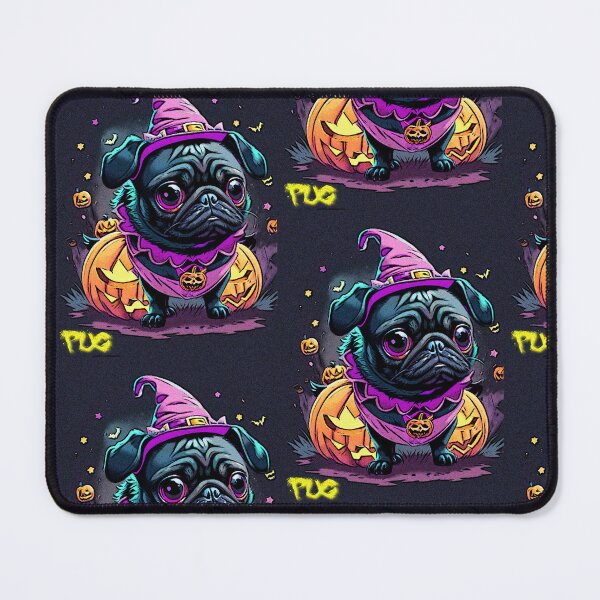 Item preview, Pug Graffiti Halloween Art 4 designed and sold by RedBluffTraders.