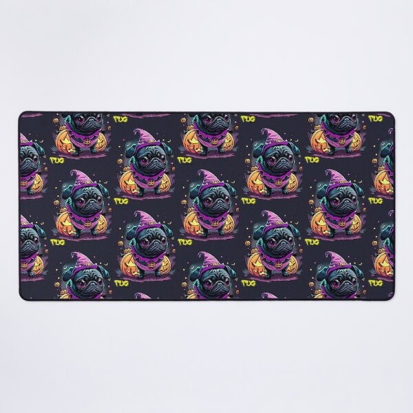 Item preview, Pug Graffiti Halloween Art 4 designed and sold by RedBluffTraders.