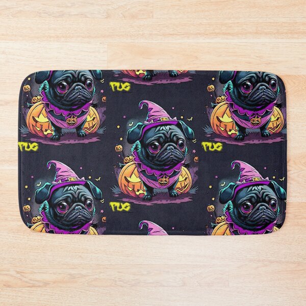 Item preview, Pug Graffiti Halloween Art 4 designed and sold by RedBluffTraders.