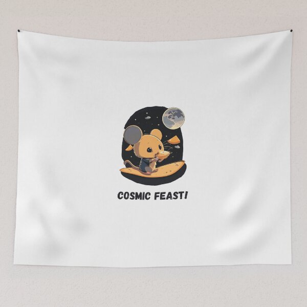 Item preview, Moon Mouse Cheese Cosmic Feast  designed and sold by DesignFusion2.