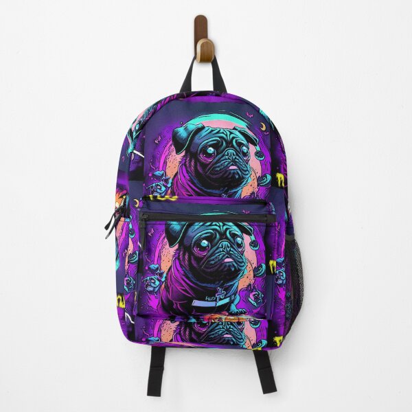 Item preview, Pug Graffiti Halloween Art 5 designed and sold by RedBluffTraders.