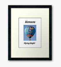 KANSAS - Flying High! Framed Print