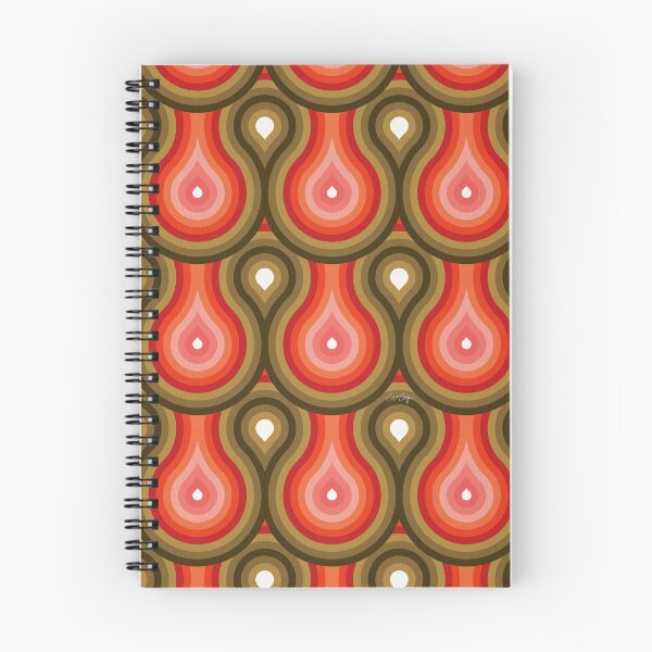 Item preview, Psychedelic Raindrops – Crimson & Teak designed and sold by Cat Coquillette.