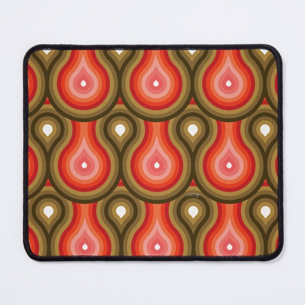 Item preview, Psychedelic Raindrops – Crimson & Teak designed and sold by Cat Coquillette.