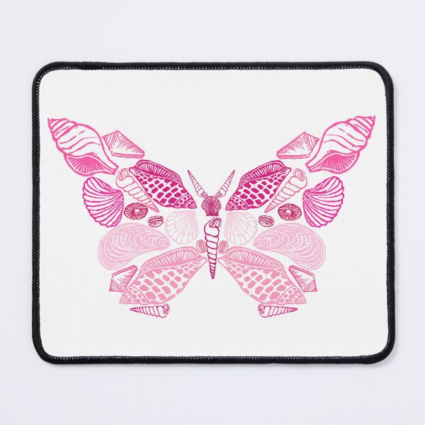 Item preview, Pink Seashell Butterfly designed and sold by Alyssa Lennox.