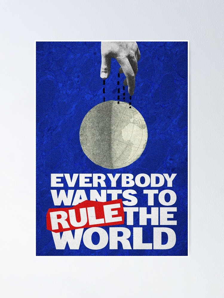 Tears For Fears Everybody wants to rule the world  Poster for Sale by  Etaaterangz