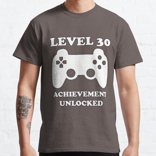 Level 30 Achievement Unlocked Gamer Next Level 30 years old birthday  Greeting Card for Sale by geekydesigner