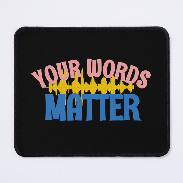 Item preview, Your Words Matter designed and sold by CarDashCrochet.