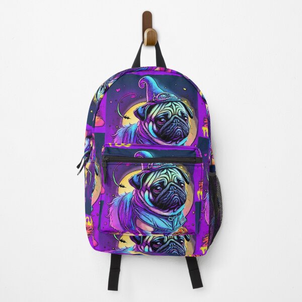Item preview, Pug Graffiti Halloween Art 6 designed and sold by RedBluffTraders.