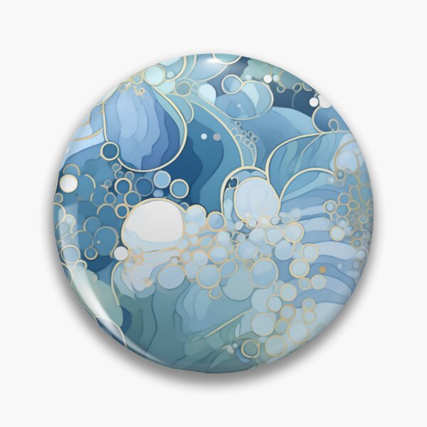 Item preview, Frostbound Mystery: A Tranquil Blue and Silver Seamless Pattern- N 15 designed and sold by Moisky Patterns.