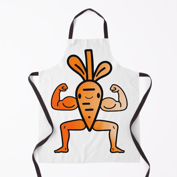 Item preview, Funny Bodybuilder Happy Carrot designed and sold by ThiagoSDantas.