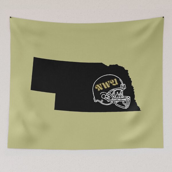 Item preview, Nebraska Wesleyan Football Helmet Design designed and sold by book-van21.