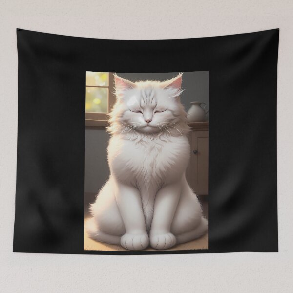 Item preview, Peaceful Kitty in Meditation Pose designed and sold by Mechanical-Artt.