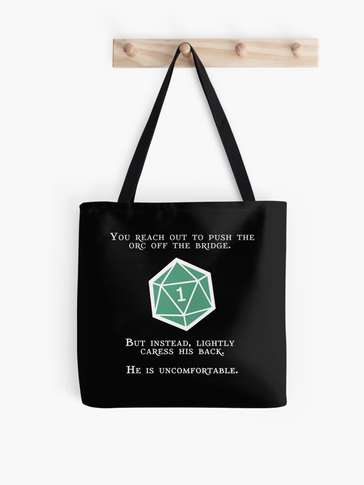 Thumbnail 1 of 2, Tote Bag, Natural 1 - Orc (White) designed and sold by laurauroraa.
