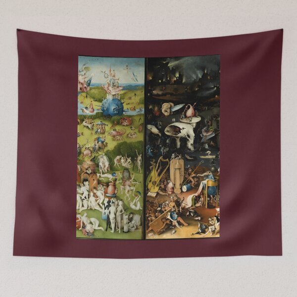 Item preview, Garden of Earthly Delights , Paradise and Hell by Hieronymus Bosch Active 		 designed and sold by fwlbpwpo51.