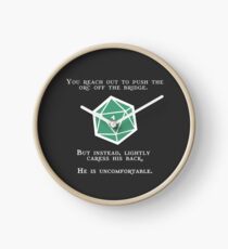 Natural 1 - Orc (White) Clock