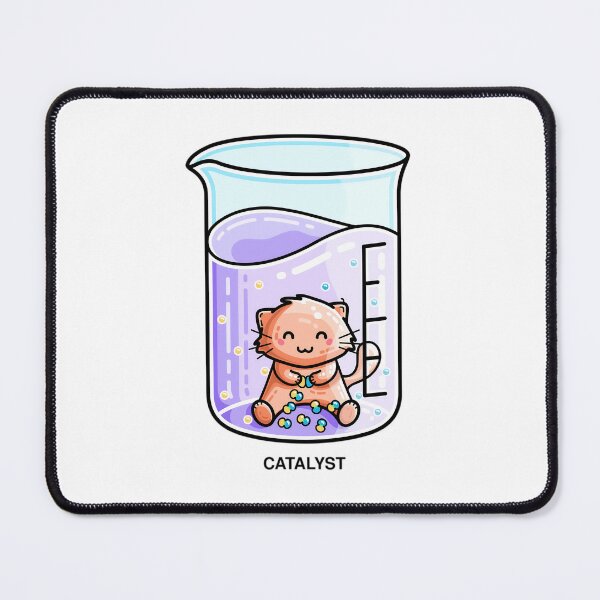 Item preview, Catalyst Cute Chemistry Cat Pun   	 designed and sold by mambwxlxji2.