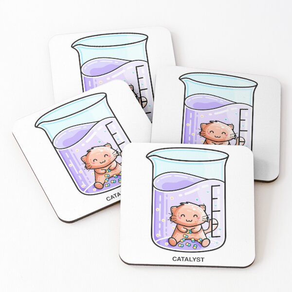 Item preview, Catalyst Cute Chemistry Cat Pun   	 designed and sold by mambwxlxji2.