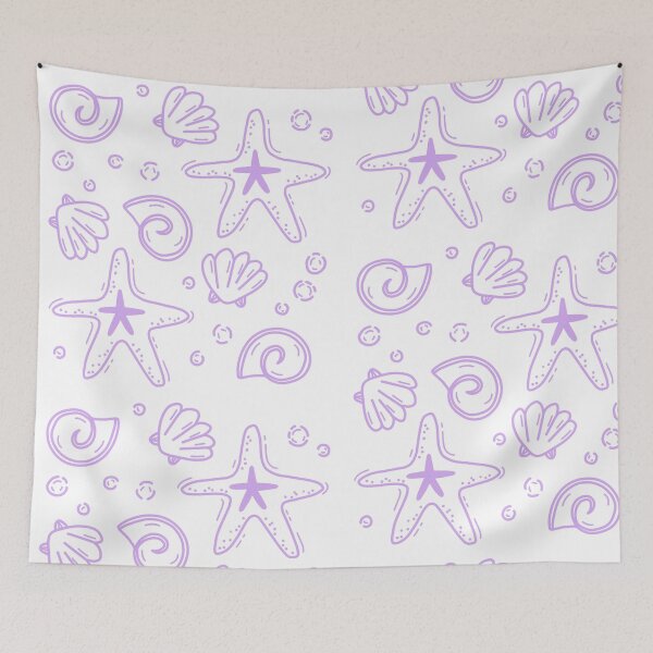 Item preview, Purple sea shells designed and sold by Sara Bee.
