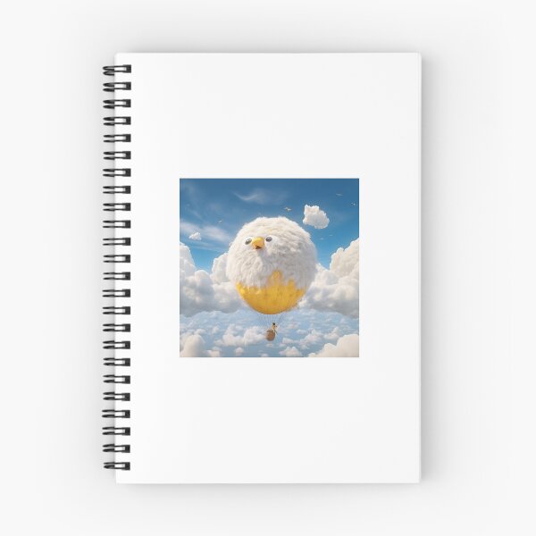 Item preview, Adorable Astonished Chicken Flying Balloon - Fantasy Poster designed and sold by CriCriKraft.
