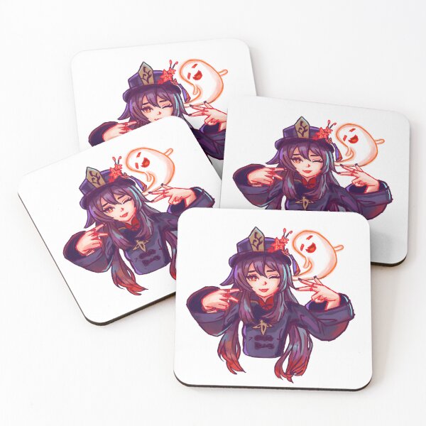 Item preview, Hu Tao Genshin Impact Peace Sign Fanart designed and sold by craftsanime.