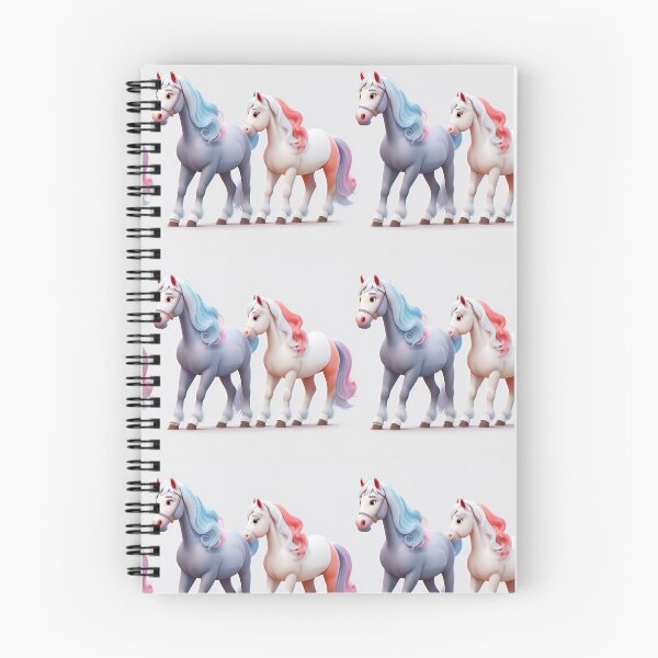 Item preview, Playful Pony Parade: Cute Cartoon Horse Pattern Art Print designed and sold by Artforhorse.