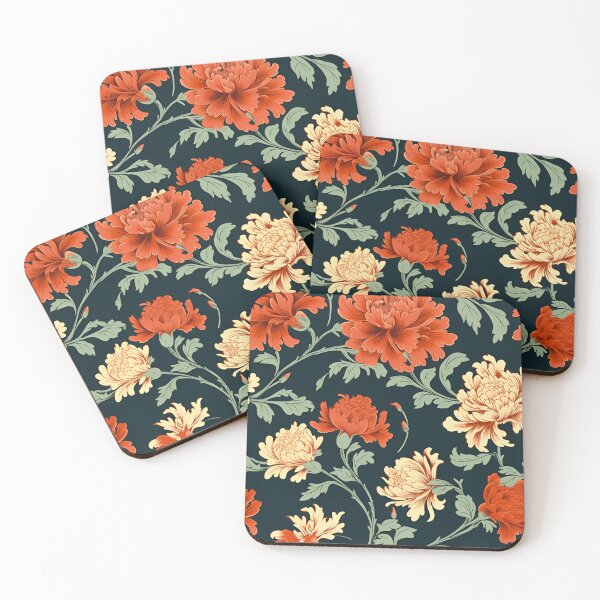 Item preview, Enchanting Noir - Romantic Floral Pattern on Black designed and sold by SelectiveArt.