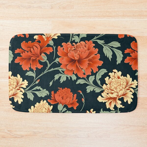 Item preview, Enchanting Noir - Romantic Floral Pattern on Black designed and sold by SelectiveArt.