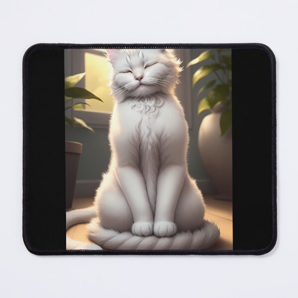 Artikelvorschau, Meditative Katze mit friedlichem Blick entworfen und verkauft von Mechanical-Artt.