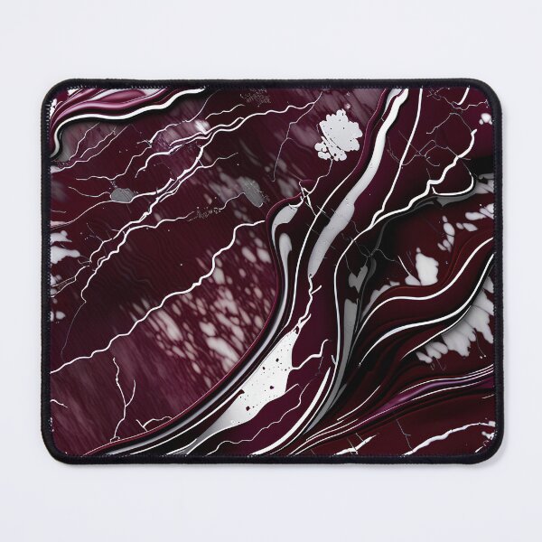 Item preview, Maroon and white marble swirls designed and sold by BirdsnStuff.
