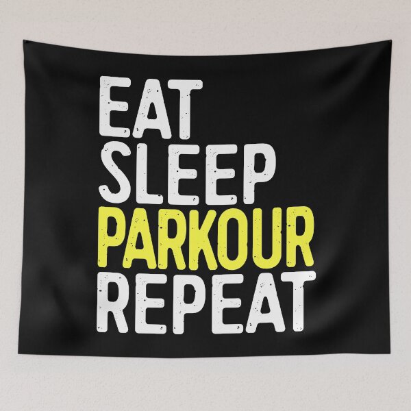 Item preview, Eat Sleep Parkour Repeat designed and sold by deepstone.