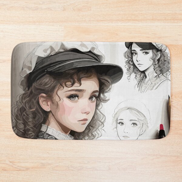 Item preview, Pencil sketch, girls designed and sold by CatCoconut-Art.