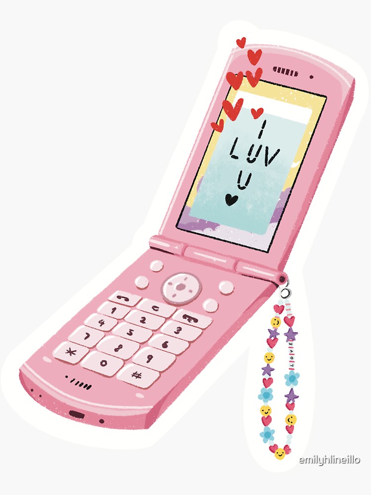 The kawaii japanese flip phone - Phone - Tapestry