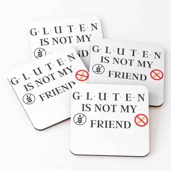 Item preview, gluten free, gluten is not my friend designed and sold by WickyWildLife.