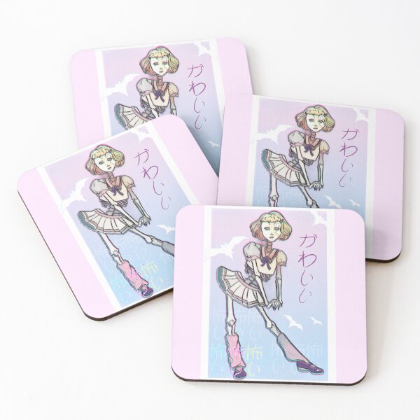 Item preview, Kowai Kawaii | Skeleton designed and sold by MLSPatronPrints.