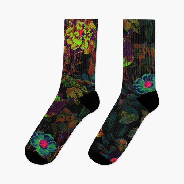 Item preview, Floral Neon Garden designed and sold by Burcu Korkmazyurek.