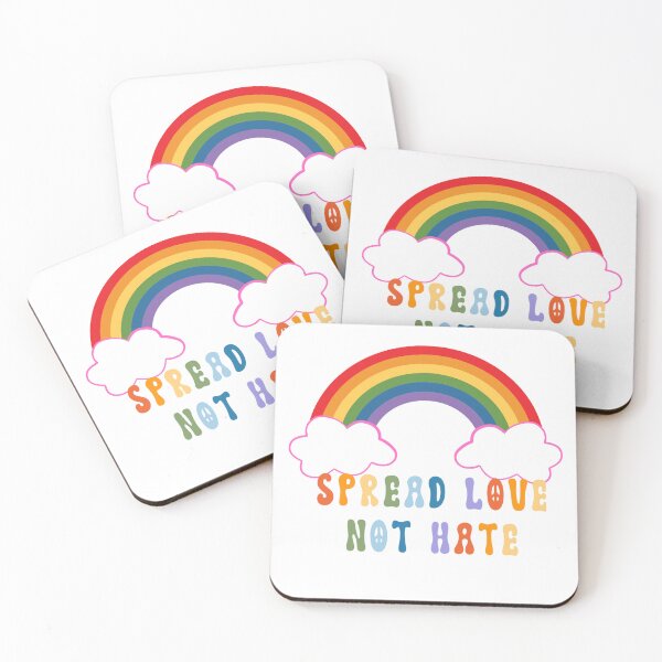 Item preview, Spread love not hate - pride  designed and sold by priyankajustine.