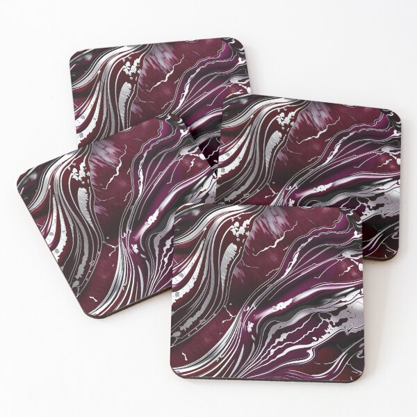 Item preview, Maroon and white marble swirls #2 designed and sold by BirdsnStuff.