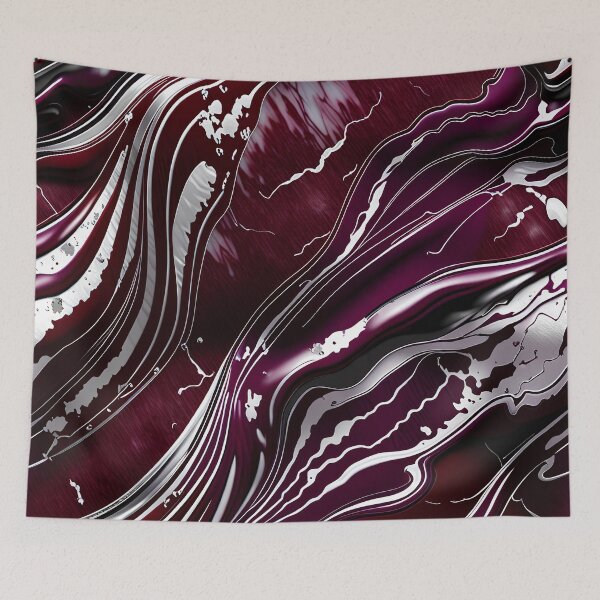 Item preview, Maroon and white marble swirls #2 designed and sold by BirdsnStuff.