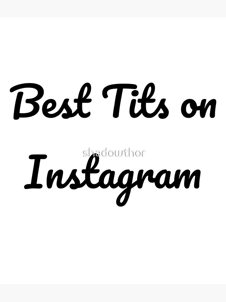 Best Tits On Instagram