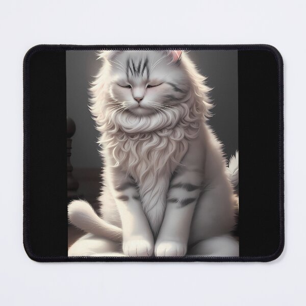Item preview, Mindful Cat with Closed Eyes designed and sold by Mechanical-Artt.