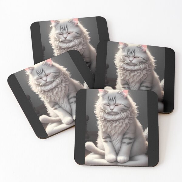 Item preview, Mindful Cat with Closed Eyes designed and sold by Mechanical-Artt.