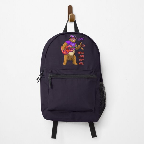 Item preview, make love not war (hippie bear) designed and sold by hayrpictures.