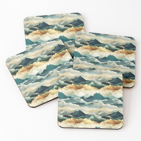 Item preview, Abstract mountain range designed and sold by VisionaryCorner.