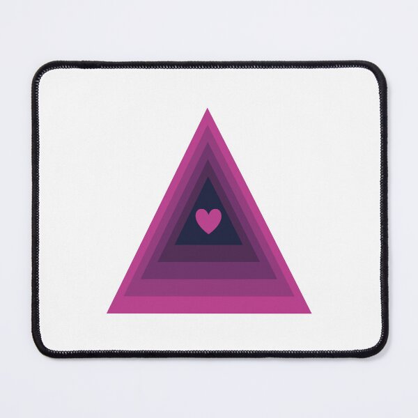 Item preview, Purple Heart Love Triangle designed and sold by EpicCreation.