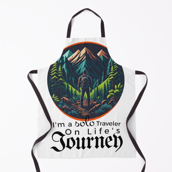 Item preview, Trekker in the Mountains, Solo Traveler on Life's Journey designed and sold by LonelyM00n.