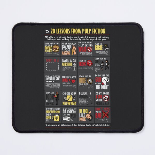 Item preview, 20 Lessons from Tarantino Pulp designed and sold by TKsuited.