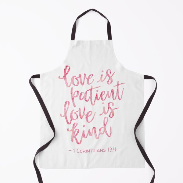 Item preview, Watercolor 1 Corinthians 13:4 Quote designed and sold by amazingjoy.