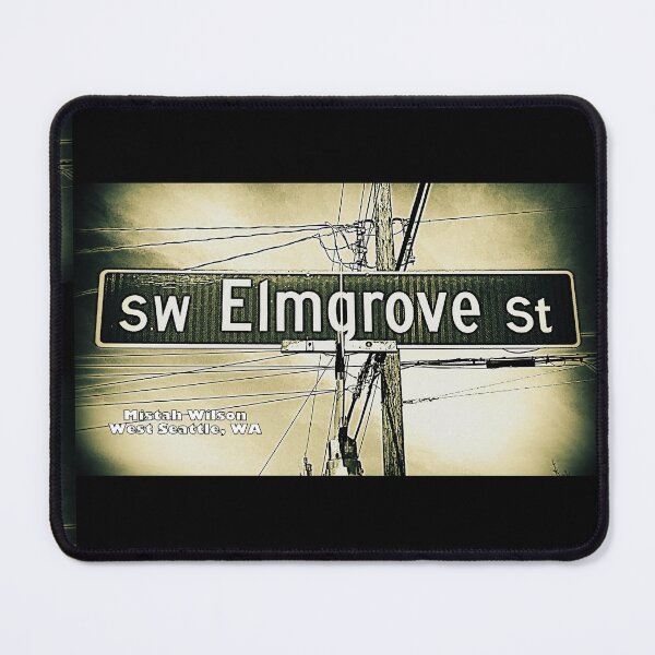 Item preview, Southwest Elmgrove Street, West Seattle, Washington by Mistah Wilson designed and sold by The Street Sign Store.
